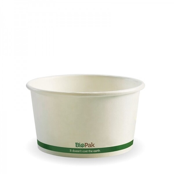 12oz Bio Paper Tub White