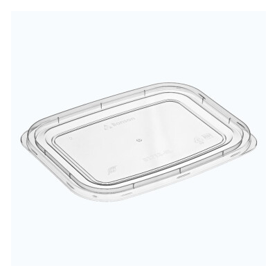 BonWare™ PP Flat Lid for Rectangular Food Storage Container