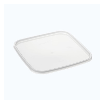 BonWare™ PP Flat Lids for Square Storage Containers FREEZER grade