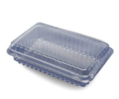 Sushi Container Clear Clam