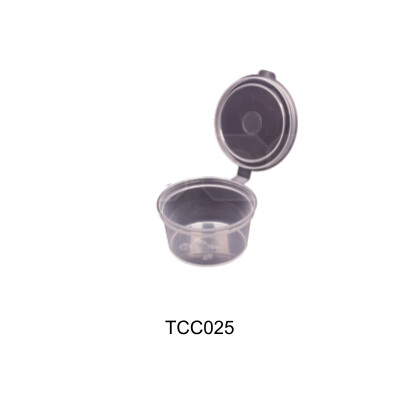 Sauce Tub with Hinged Lid
