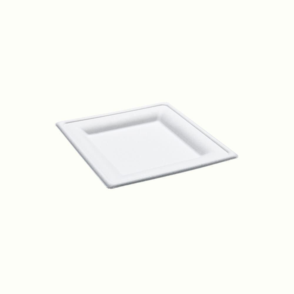 Sugar Cane Square Plates