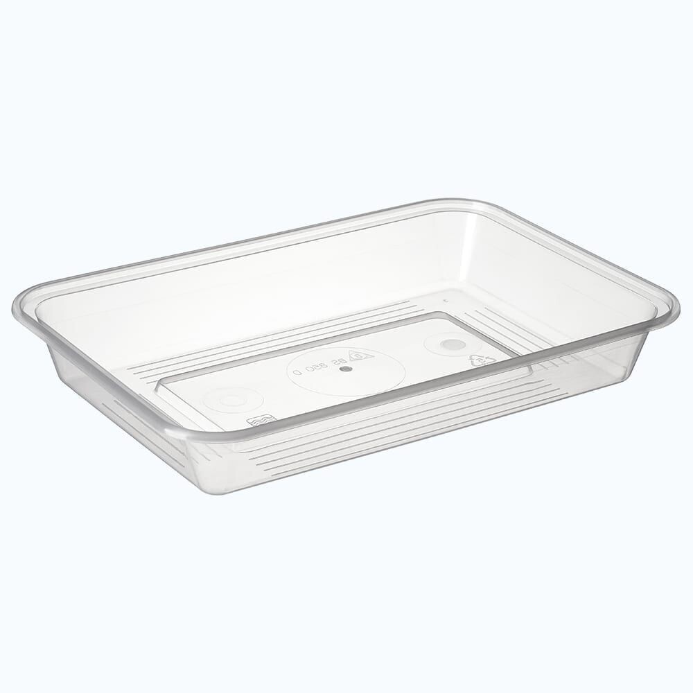 Recyclable PP Wide Base Rectangular Container
