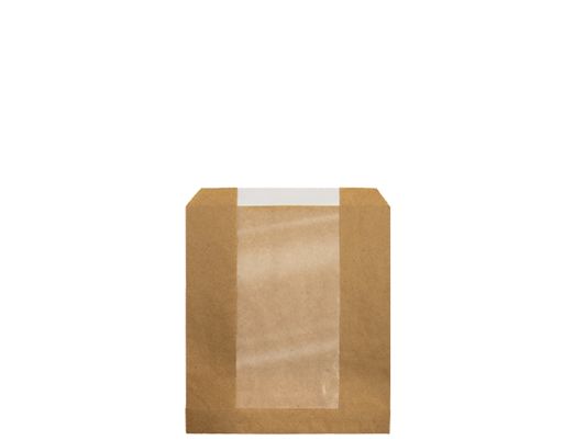 Single Serve Kraft Window Bag