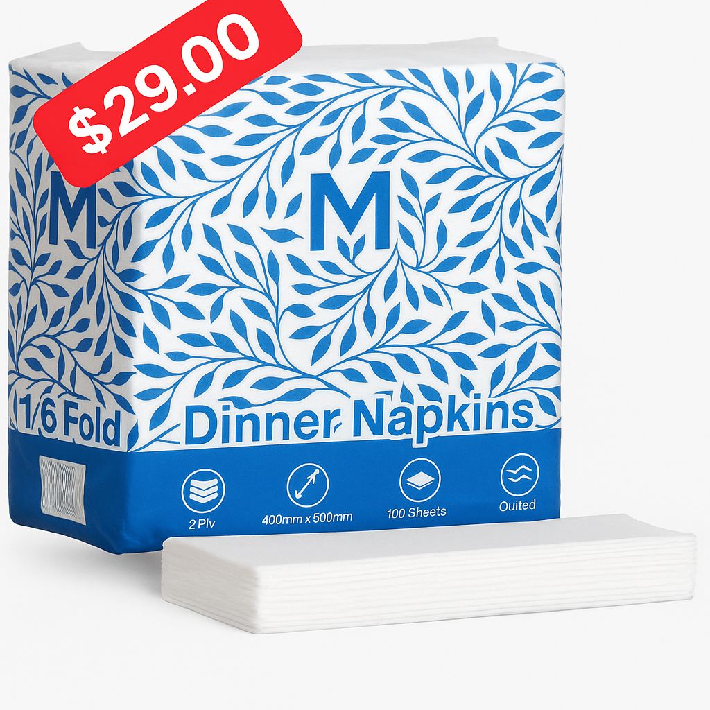Dinner Napkin 1/6 Fold - Box 800