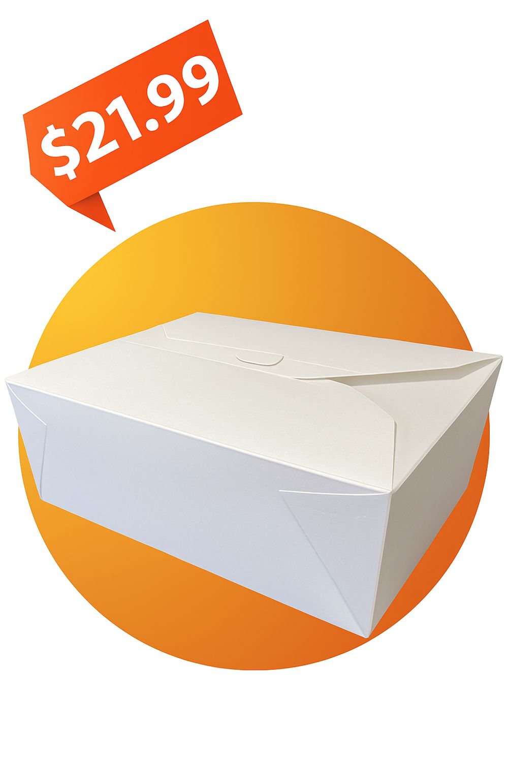 Glopac Lunch Box Large - Pkt 50