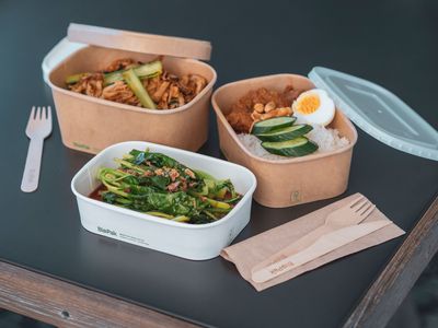 Paper Tub Rectangular BioBoard