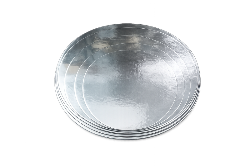Cake Disc Foil Silver