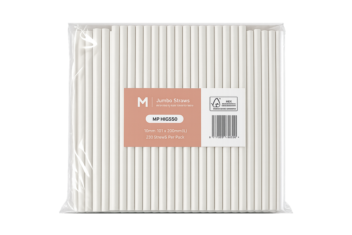 Straw White Jumbo / Regular