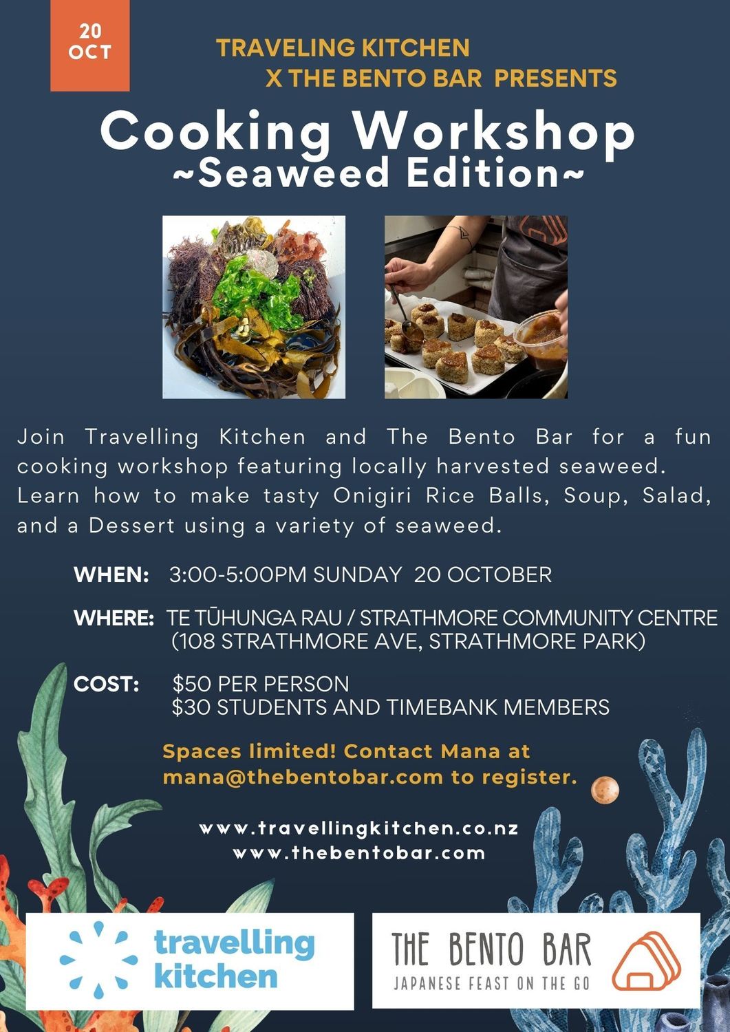 Cooking Workshop 20 OCT 2024