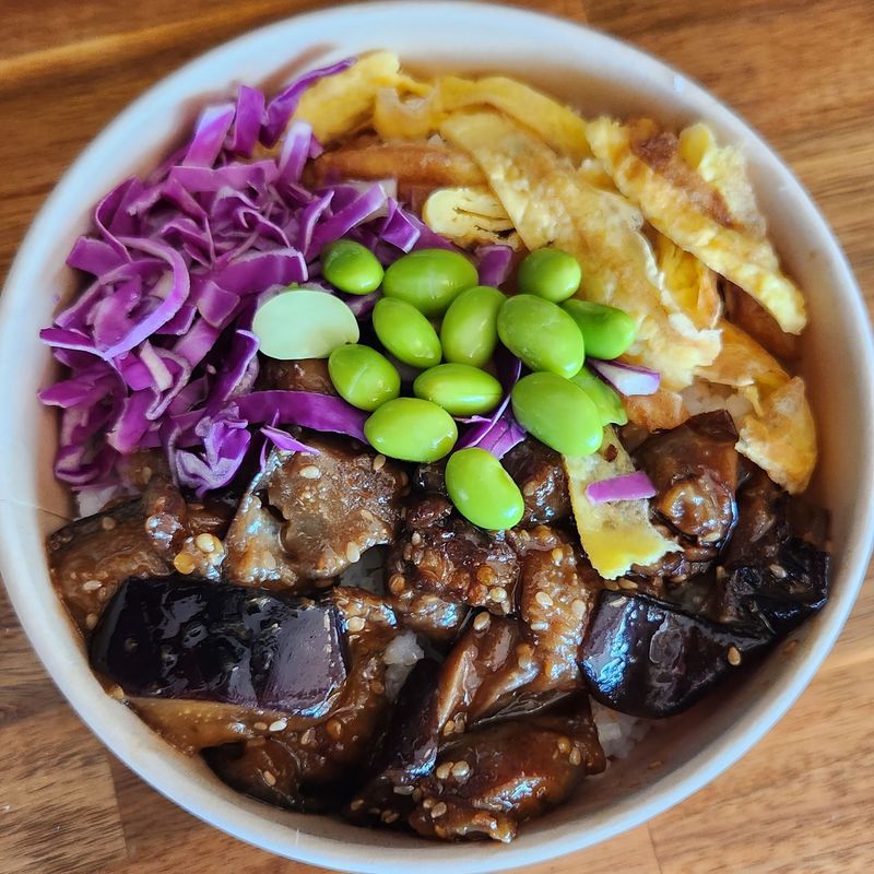 Miso Eggplant Bowl
