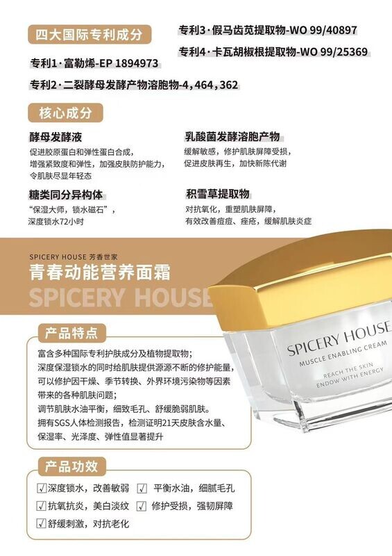 SPICERY HOUSE MUSCLE ENABLING CREAM