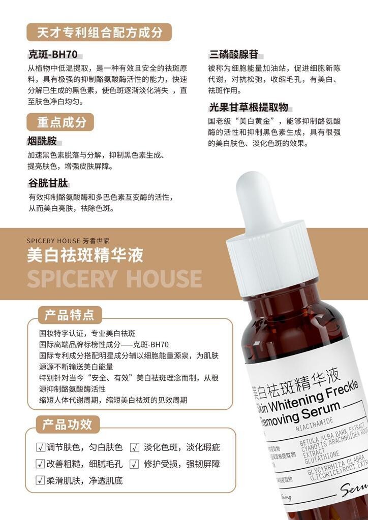 SKIN WHITENING FRECKLE REMOVING SERUM 20ML