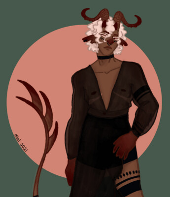 Digital Coloured & Shaded Character