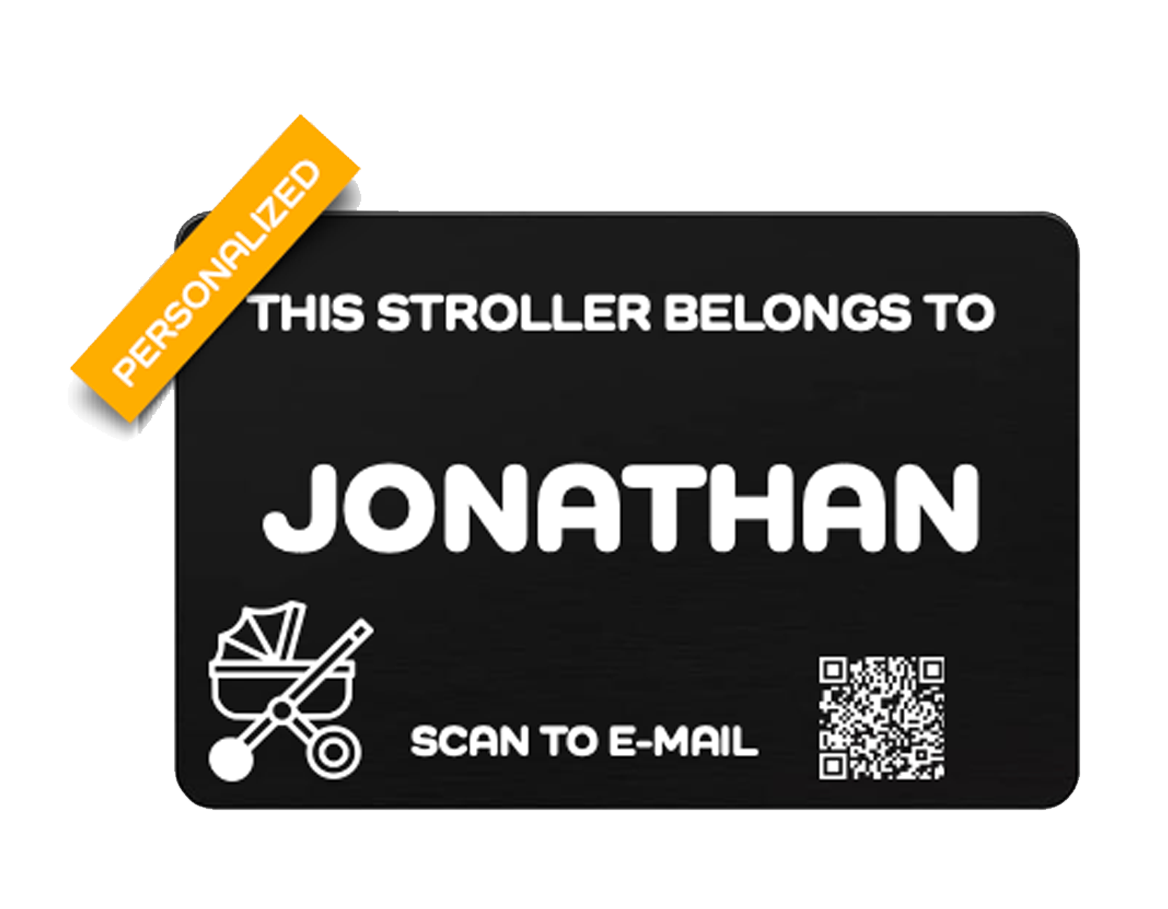 Personalized and Customized Stroller / Backpack Tag