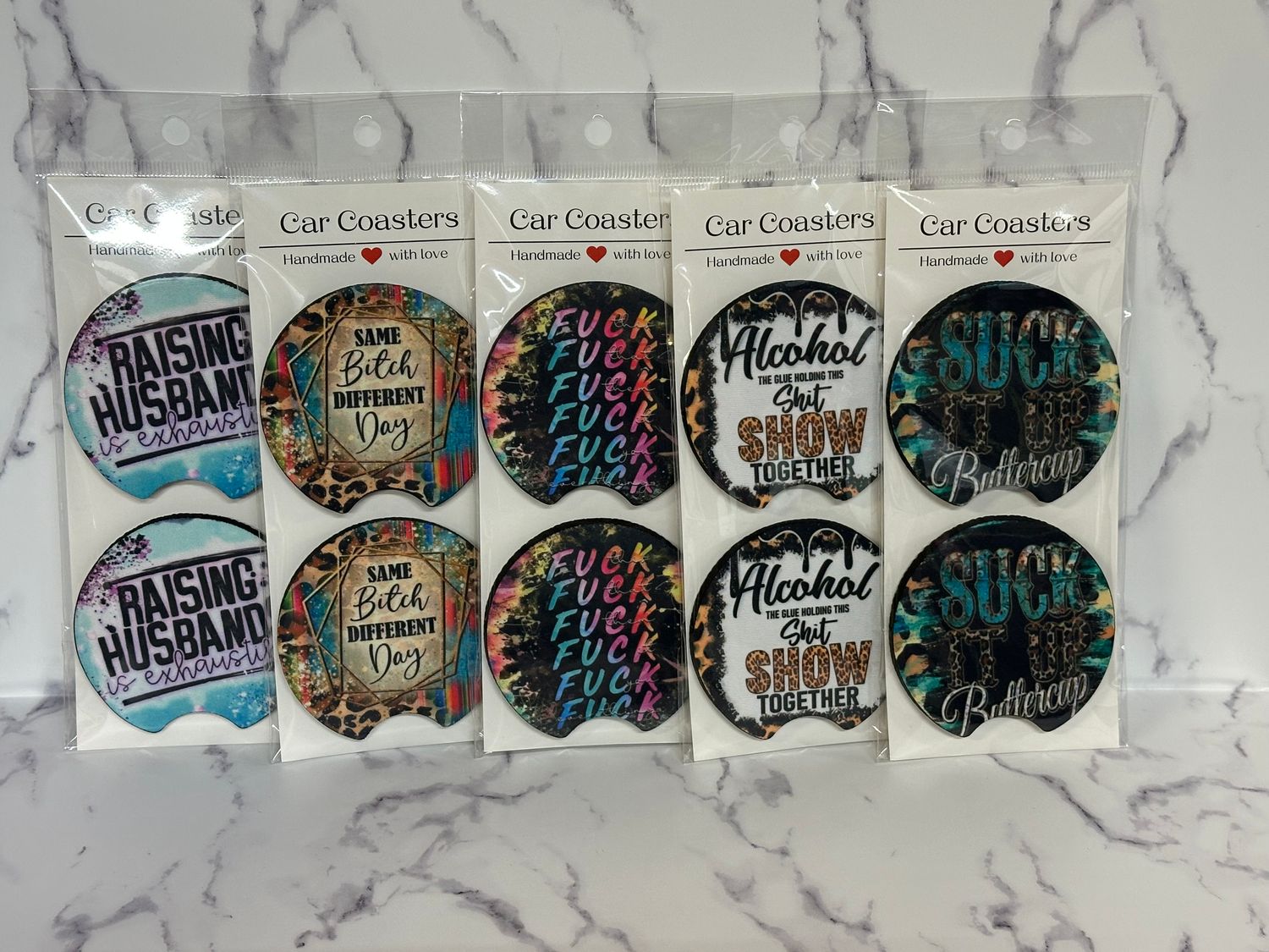 Sarcastic Car Coasters