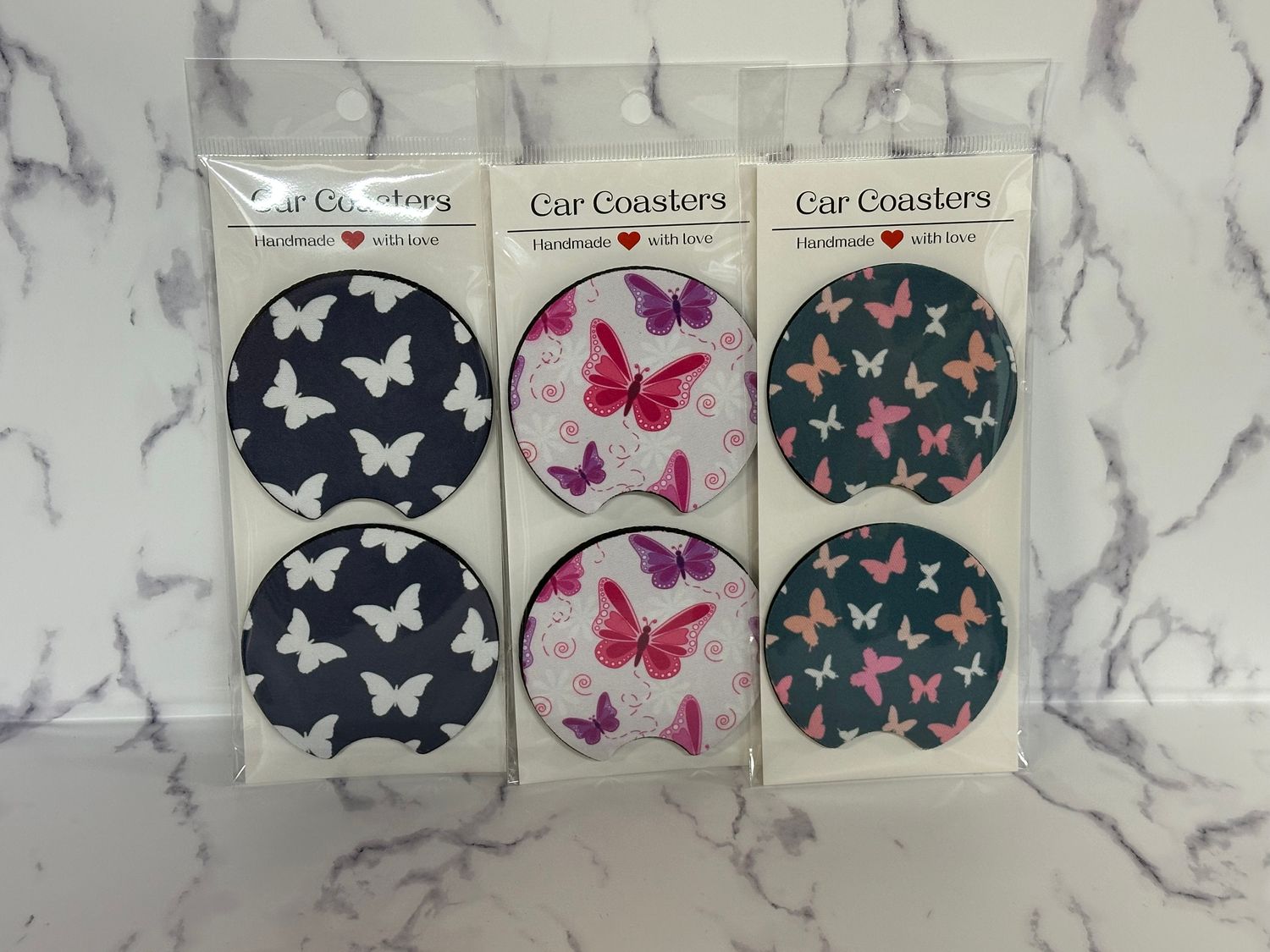 Butterfly Car Coasters