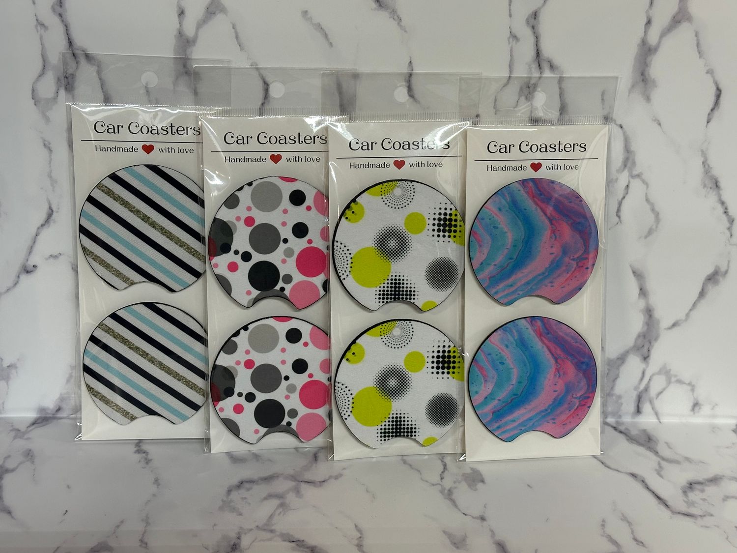 Shapes, Geometric Car Coasters