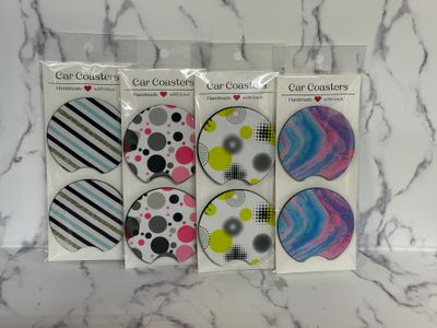 Shapes, Geometric Car Coasters