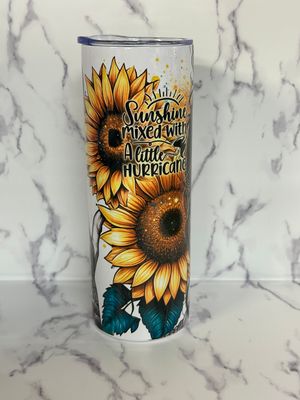 Tumbler - Sunshine Mixed with A little HURRICANE