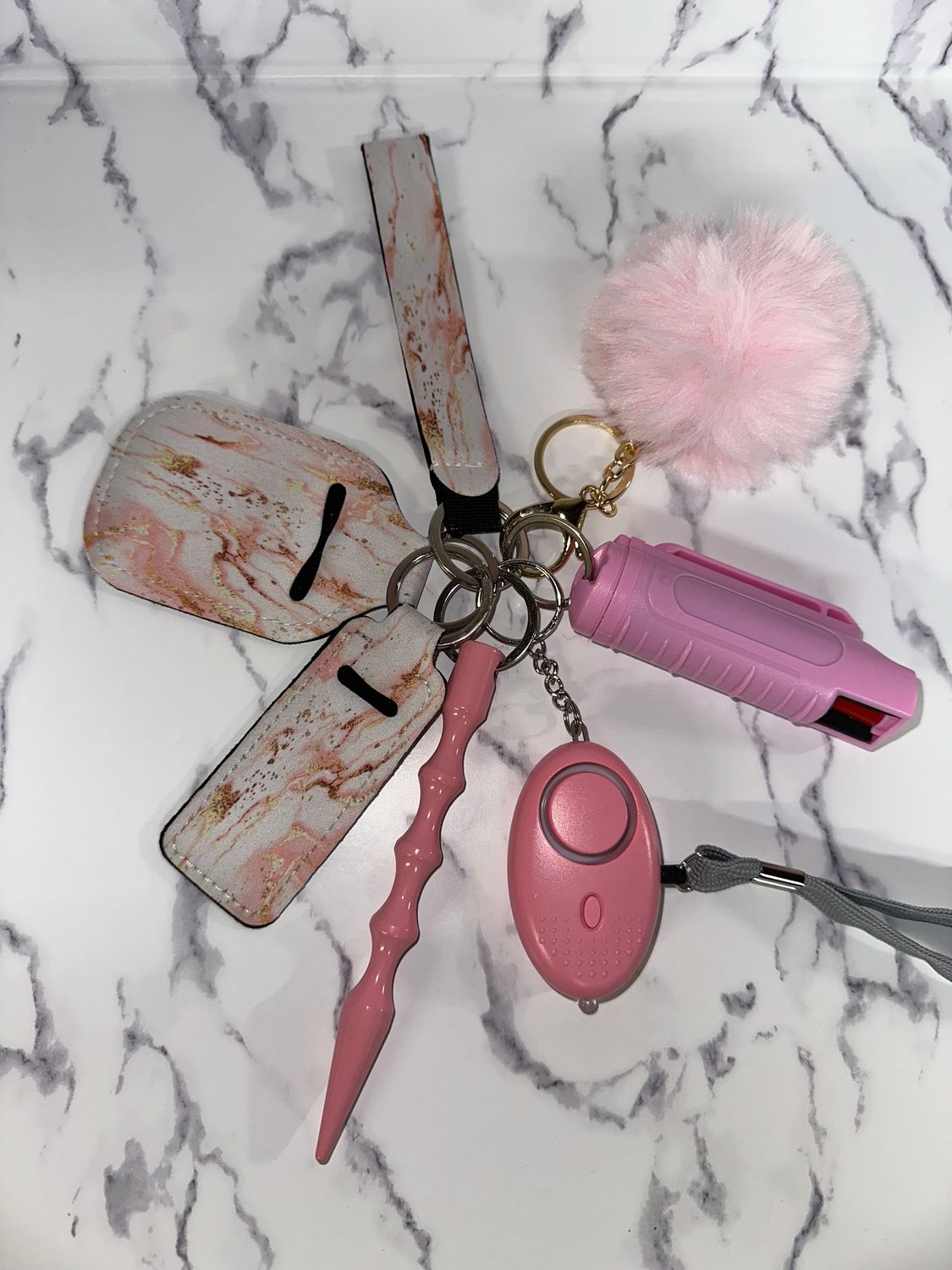 Pink &amp; Gold Marble