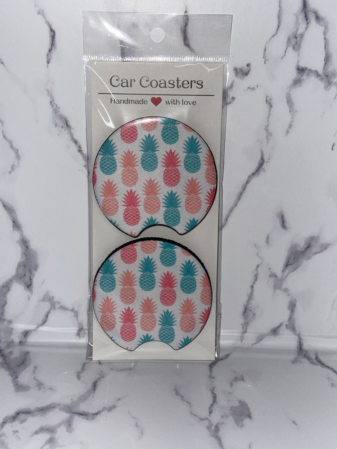 Pineapple Car Coasters