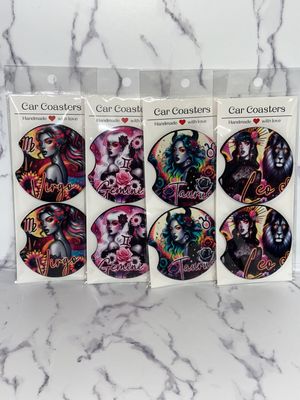 Zodiac Collection Car Coasters