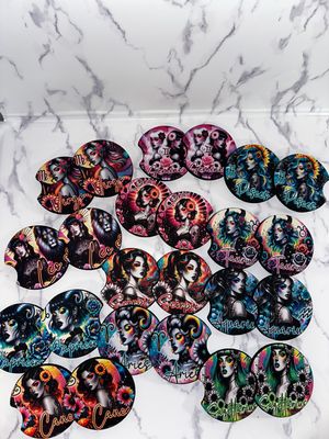 Zodiac Collection Car Coasters