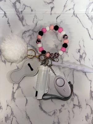 Beaded Safety Keychains