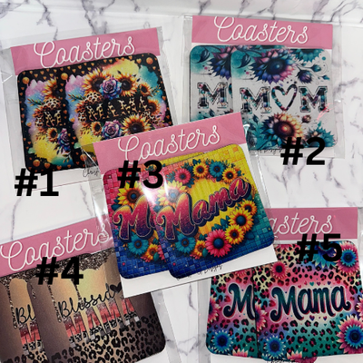 Mother&#39;s Day Collection Drink Coasters