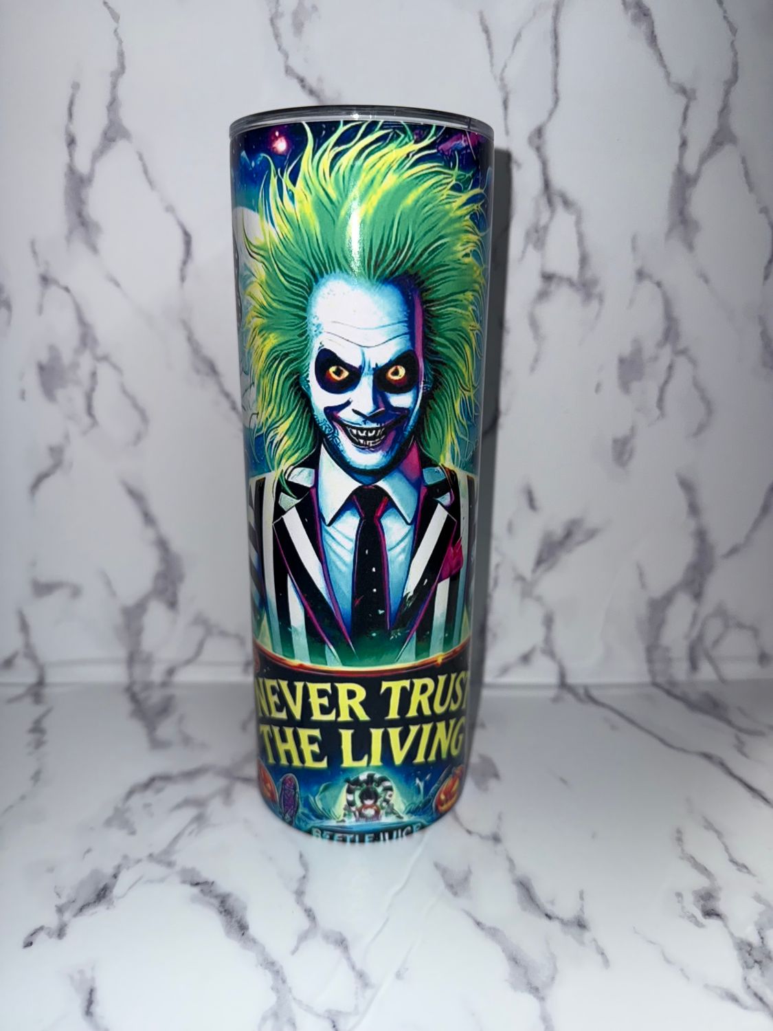 Beetlejuice Tumbler