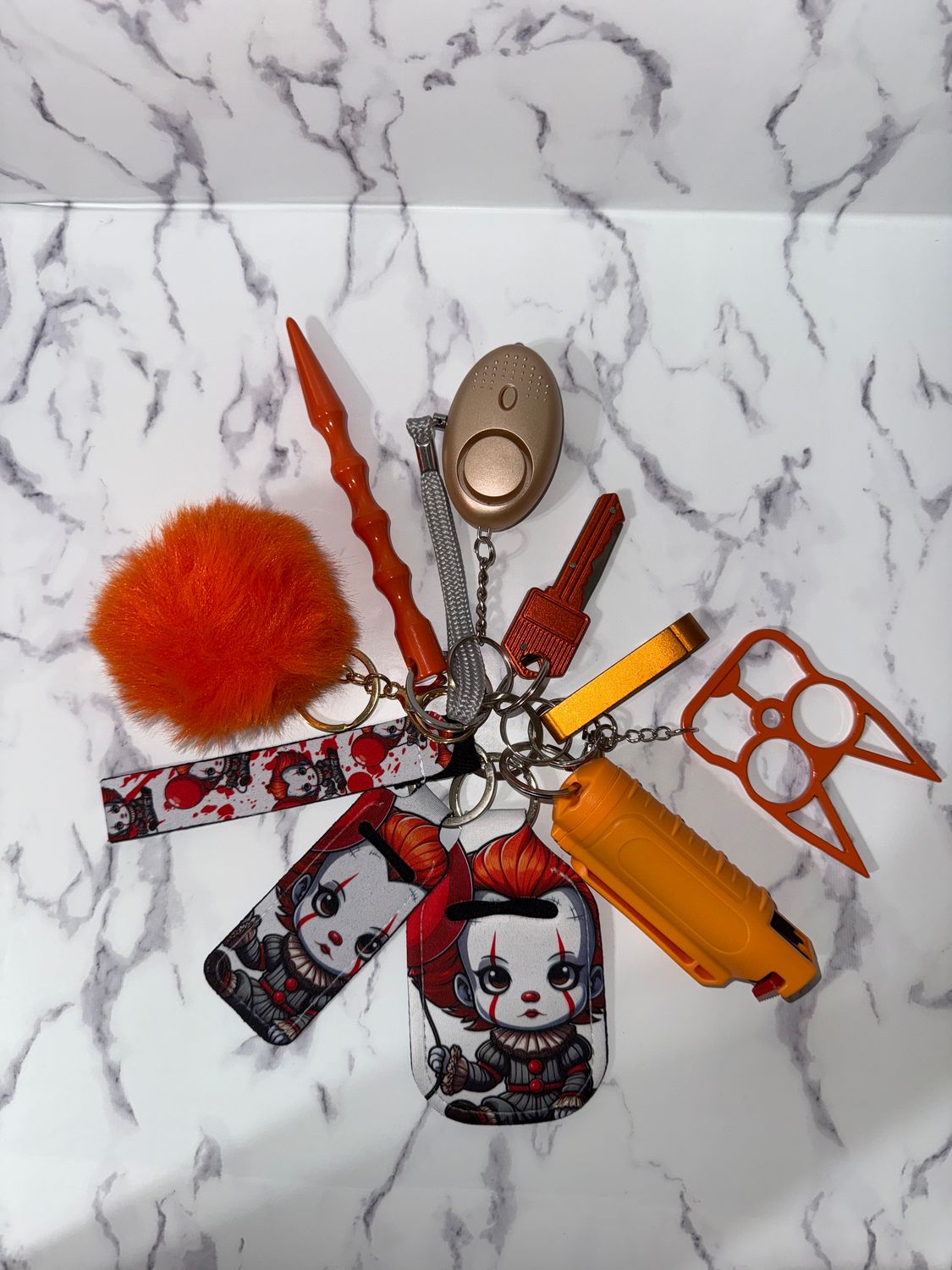 Horror Collection Safety Keychains