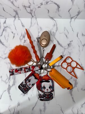 Horror Collection Safety Keychains