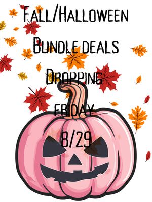 Fall/Halloween Bundle Deals