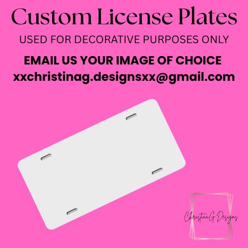 Custom License Plates