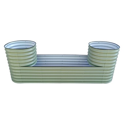 32&#39;&#39; Tall Castle Modular Corrugated Metal Raised Garden Bed