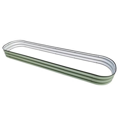 8&#39;&#39; Tall 9-In-1 Modular Corrugated Metal Raised Garden Beds Kit