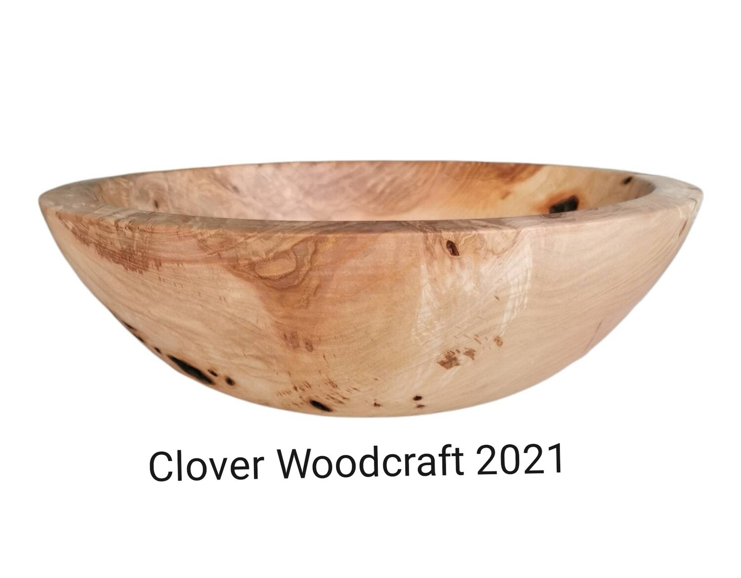 Natural Voids Olive Ash Wood Turned Bowl
