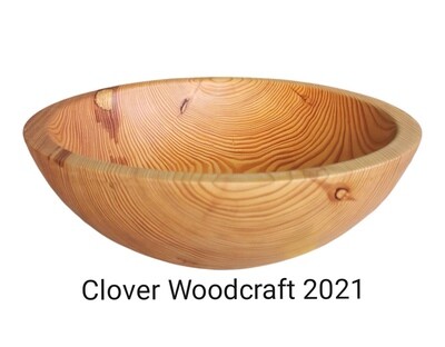 Large Wood Turned Chestnut bowl