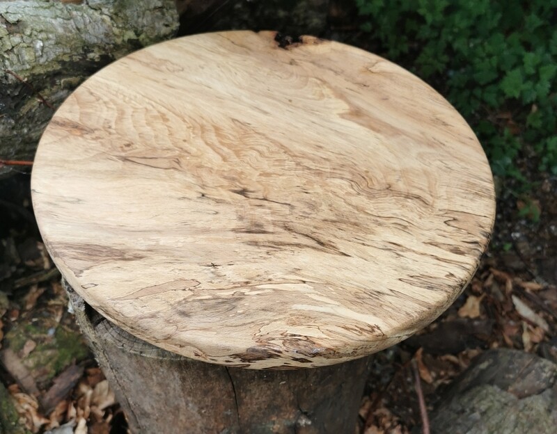 Irish Spalted Flamed Beech Lazy susan