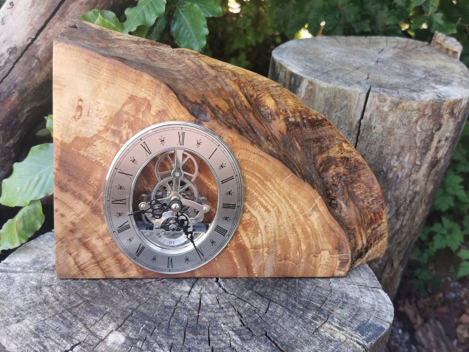 Irish Oak Mantel Clock