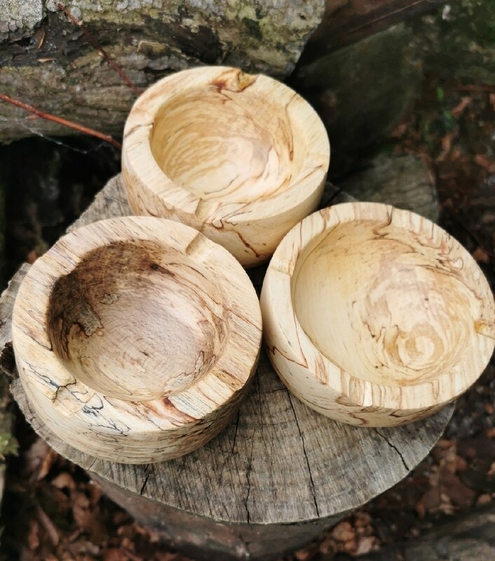 Wood turned Ash tray