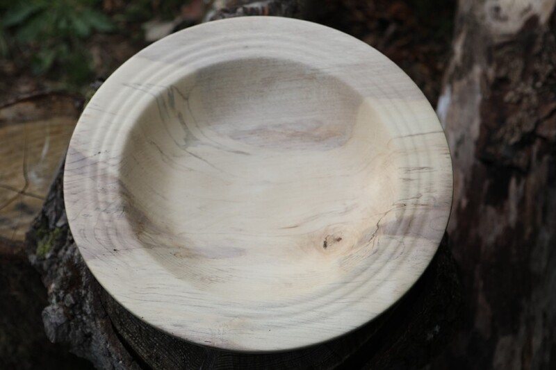 Spalted Sycamore Extra Large Wood Turned Platter