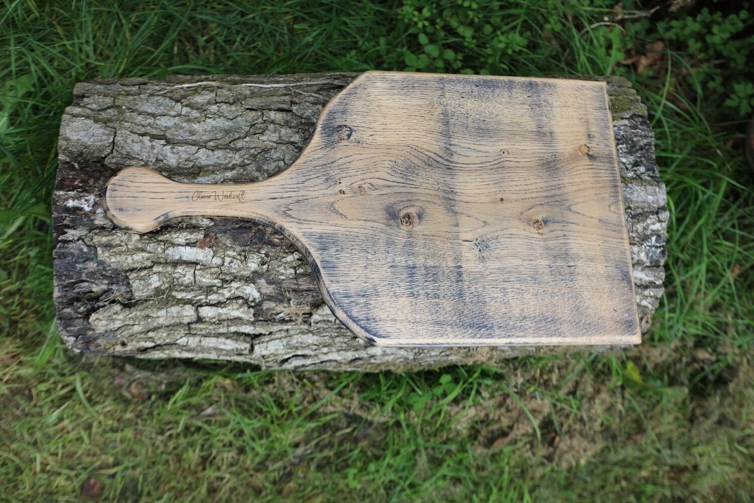 Ebonised Oak Large serving Board
