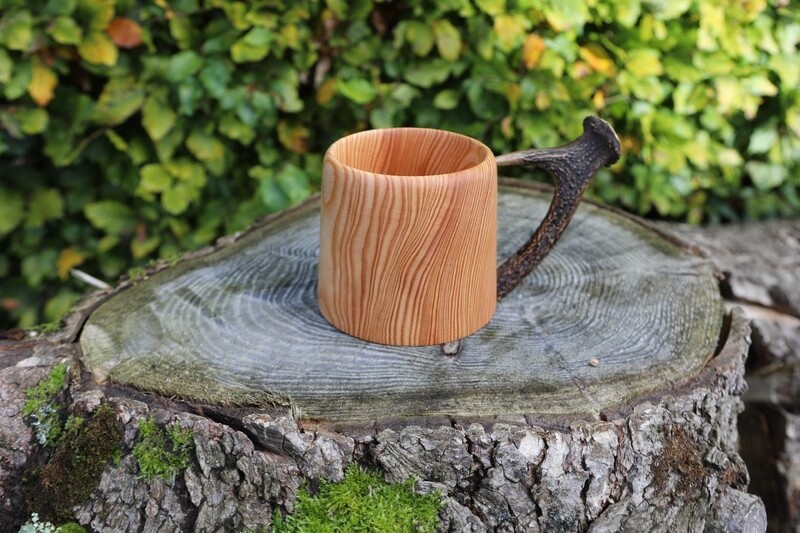 Wood Turned Chestnut Mug