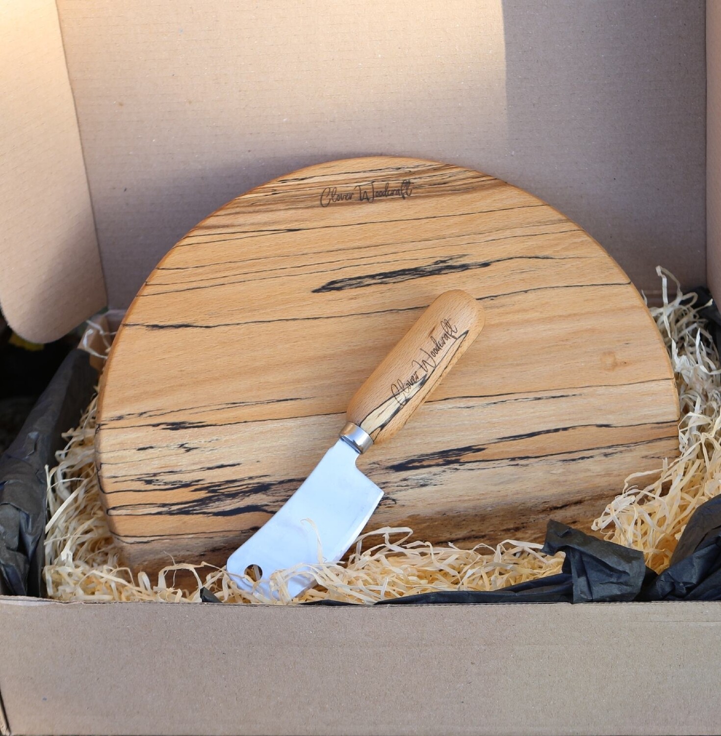 Cheese Board and Cheese Knife Gift Set
