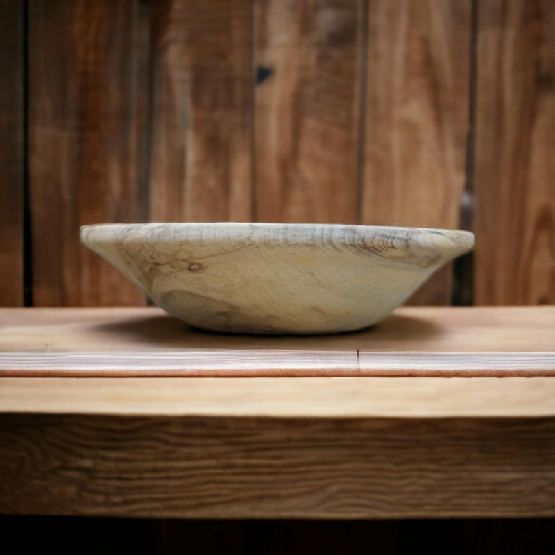 Sycamore Wood Turned Platter