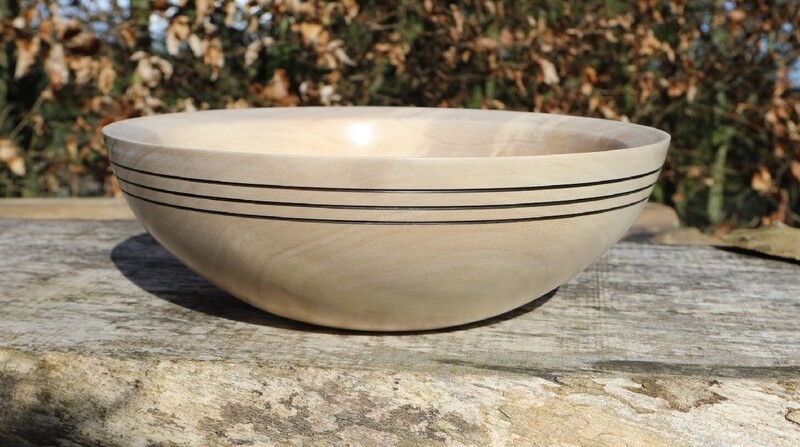3 ring Spalted Sycamore Bowl