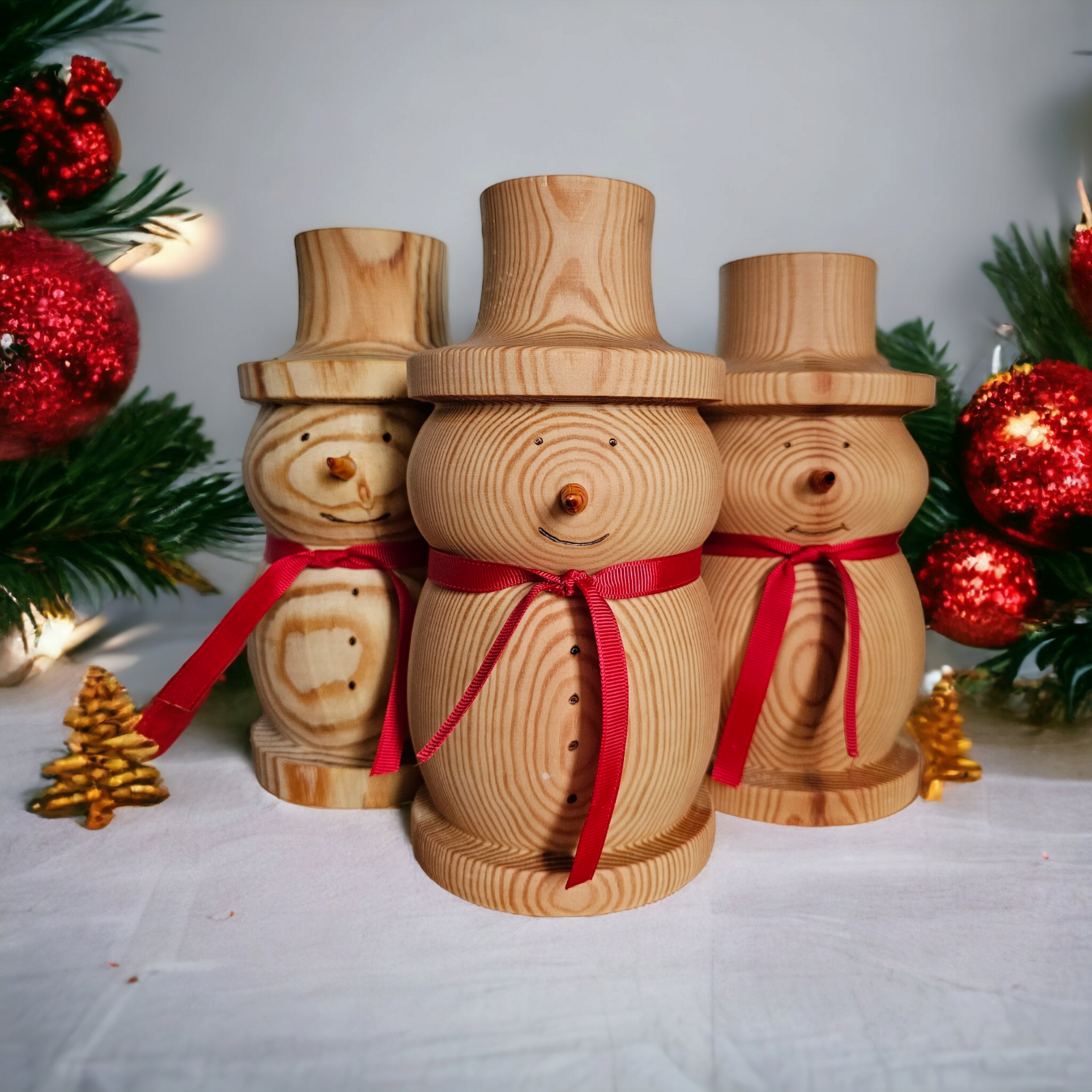 Christmas Snowman Tealight Holder