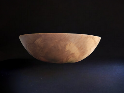 Raised Rim Sycamore Wood Bowl